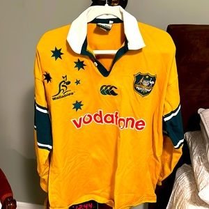 Australia Wallabies XL 100% Authentic Canterbury Rugby Jersey